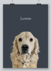 Load image into Gallery viewer, Single pet digital portrait