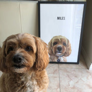 Load image into Gallery viewer, Single pet digital portrait