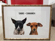 Load image into Gallery viewer, Two-pet portrait
