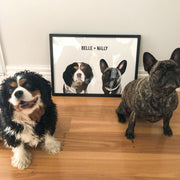Load image into Gallery viewer, Two-pet portrait
