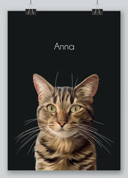 Load image into Gallery viewer, Single pet portrait
