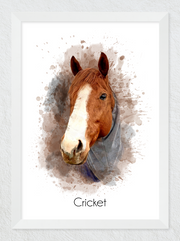 Load image into Gallery viewer, Watercolour pet portrait

