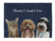 Load image into Gallery viewer, Three pet blanket
